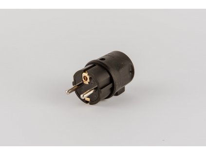 Priama vidlica PVC 16A/250V IP44 čierna P76A SOLIGHT