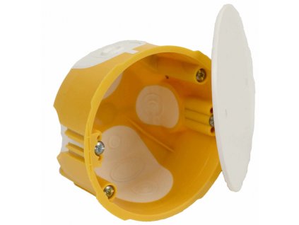 Zvukotesná krabica do sadrokartónu ø73x45mm žltá KUL 68-45/LD2_NA KOPOS