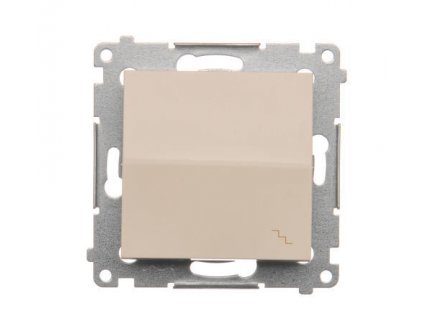 Vypínač č.6 16A Simon54 PREMIUM/NATURE SS piktogram béžový DW6A.01/41