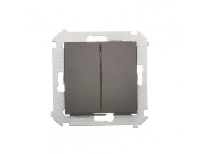 Vypínač č.5B Simon54 PREMIUM/NATURE SS hnedý DW6/2.01/X/46