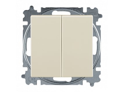 Vypínač č.5 béžový bez rámčeka 3521B-A0534592 BASIC55 ABB