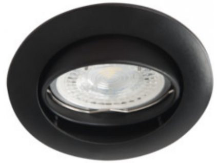 VIDI CTC-5515-B bodové svietidlo okrúhle výklopné čierne 25996