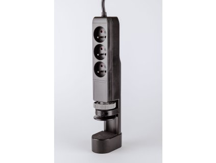 Presnosná stolová 3-zásuvka 3x230 + USB-A+C 2m čierna PP105C-PD20-B SOLIGHT