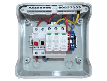 RFVE-DC1-1-T12 rozvodná skriňa pre 1 string trieda I+II 8 modul IP65 ETI 1105400