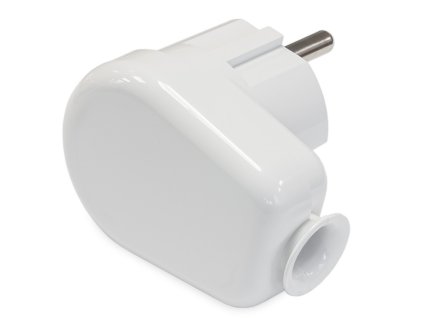 Uhlová vidlica 250V 16A biela WT-16U