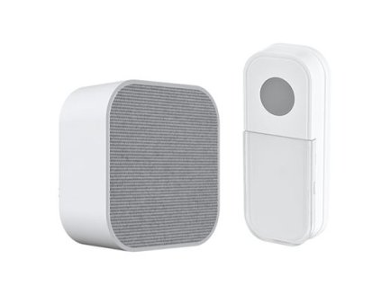 Bezdrôtový zvonček na baterky biely dosah 180m 1L75 SOLIGHT