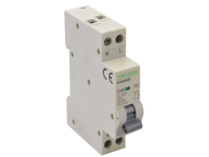 Prúdový chránič s ističom 2P 1modul B10A 30mA 6kA A EVOKEAB1003