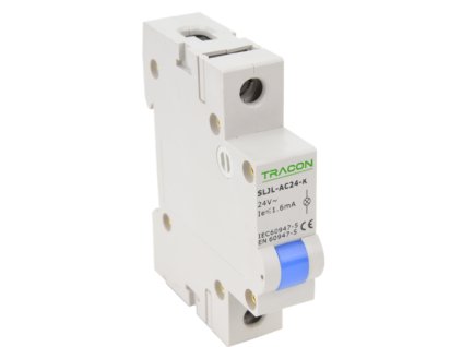 Modulárna kontrolka LED 24V AC modrá SLJL-AC24-K