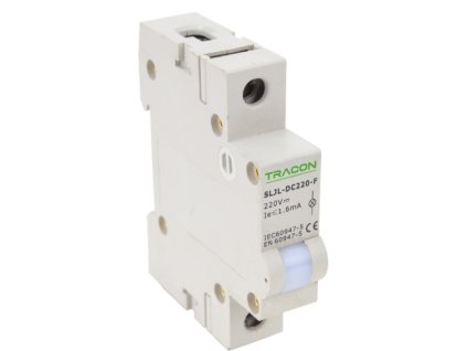 Modulárna kontrolka LED 220V DC biela SLJL-DC220-F