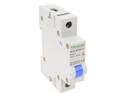 Modulárna kontrolka LED 24V DC modrá SLJL-DC24-K