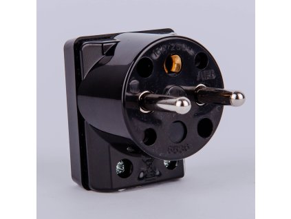 Lomená vidlica PVC 16A/250V čierna 5536-2159 N ABB