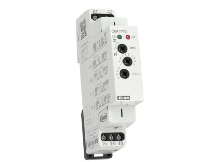 Multifunkčné časové relé s oneskorením po odpojení napájania 12-240V AC/DC CRM-71TO/UNI