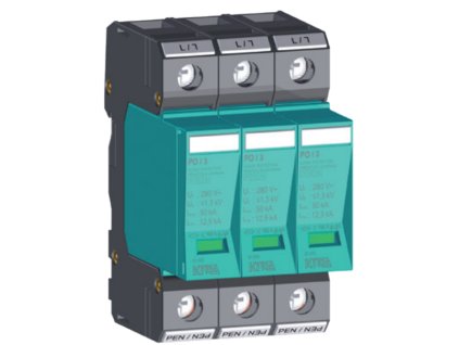 Zvodič prepätia PO I 3P 230V AC 12,5kA typ T1+T2+T3 81.003 KIWA