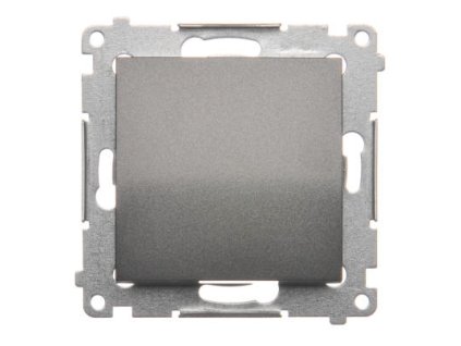 Vypínač č.1 16A Simon54 PREMIUM/NATURE SS antracit DW1A.01/48