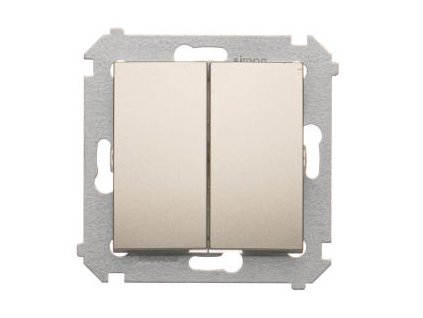 Vypínač č.5B Simon54 PREMIUM/NATURE SS zlatý DW6/2.01/X/44