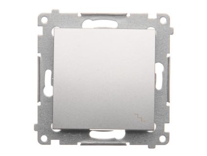 Vypínač č.6 16A Simon54 PREMIUM/NATURE SS piktogram strieborný DW6A.01/43