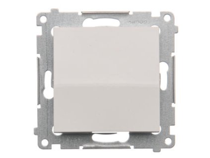 Vypínač č.6 Simon54 PREMIUM/NATURE BS bez piktogramu biely DW6.01/x/11