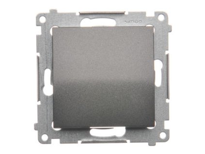 Vypínač č.6 Simon54 PREMIUM/NATURE BS bez piktogramu antracit DW6.01/x/48