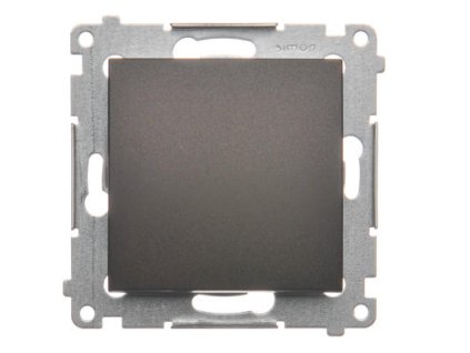 Vypínač č.6 Simon54 PREMIUM/NATURE BS bez piktogramu hnedý DW6.01/x/46