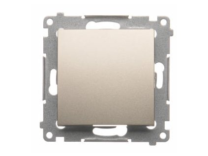 Vypínač č.6 Simon54 PREMIUM/NATURE BS bez piktogramu zlatý DW6.01/x/44