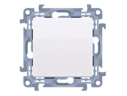 Vypínač č.6 KONTAKT SIMON 10 BS bez piktogramu biely CW6C.01/X/11