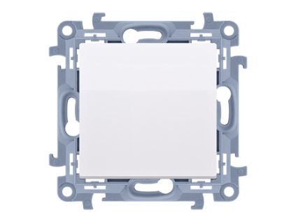 Vypínač č.7 KONTAKT SIMON 10 SS bez piktogramu biely CW7.01/X/11