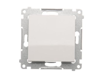 Vypínač č.7 Simon54 PREMIUM/NATURE BS bez piktogramu biely DW7.01/X/11