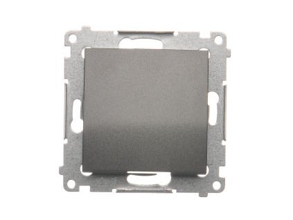 Vypínač č.7 Simon54 PREMIUM/NATURE BS bez piktogramu antracit DW7.01/X/48