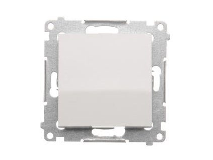 Vypínač č.6 16A Simon54 PREMIUM/NATURE SS bez piktogramu biely DW6A.01/X/11