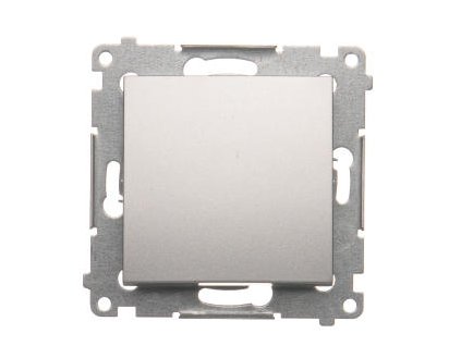 Vypínač č.6 16A Simon54 PREMIUM/NATURE SS bez piktogramu strieborný DW6A.01/X/43
