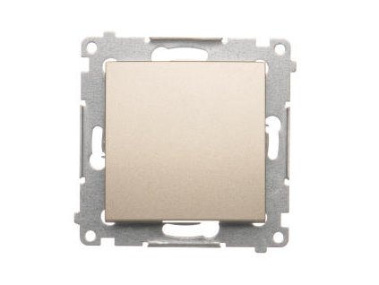 Vypínač č.6 16A Simon54 PREMIUM/NATURE SS bez piktogramu zlatý DW6A.01/X/44