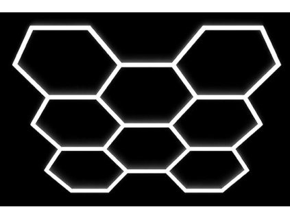Hexagon LED dizajnové osvetlenie 315x301cm 8L 350W 6500K PL5119