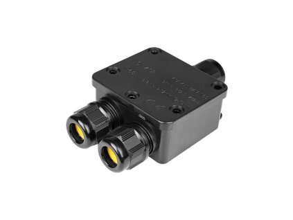 Káblová spojka 3x2,5mm IP68 čierna PL8073