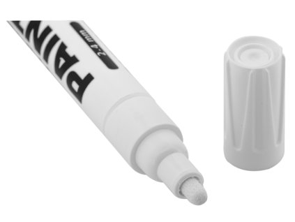 Laková fixa popisná B 2-4mm biela MARKPBW