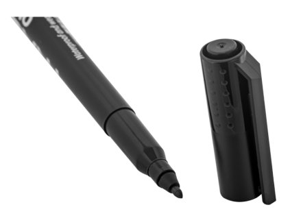 Fixa popisná OHP M 1-1,5mm čierna MARKOMBL