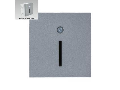 LED STEP LINE svietidlo na schody so senzorom sivé 1W 4000K IP20 70428