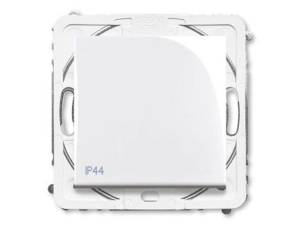 Ovládač prepínací 6/0 IP44 biely bez rámčeka 2CHB218699A4094 BASIC55 ABB