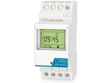 Digitálne spínacie hodiny 230V 16A 1x NO/NC DATA MICRO+