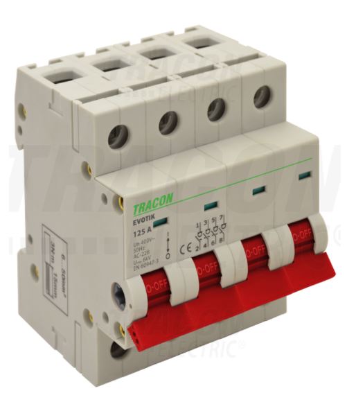 Modulárny vypínač 4P 125A TIK4-125 Tracon