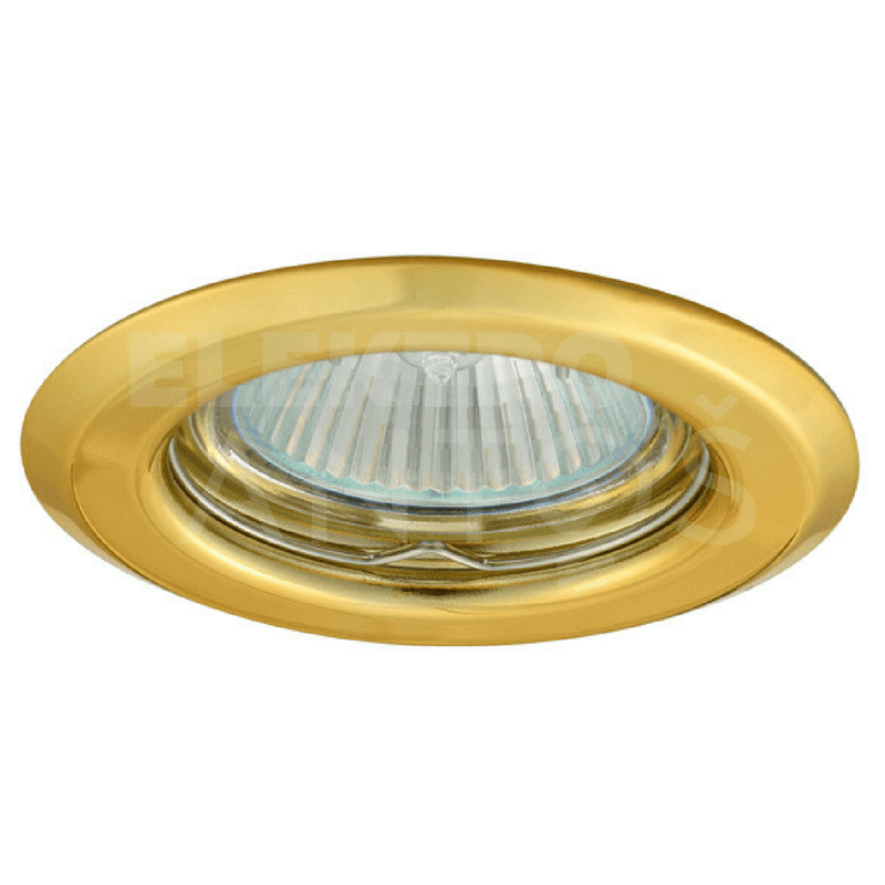 Kanlux Bodové svietidlo okrúhle pevné zlaté ARGUS CT-2114-G 00300