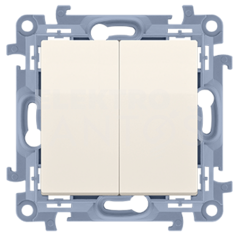 Vypínač č.5 KONTAKT SIMON 10 SS IP44 béžový CW5B.01/41