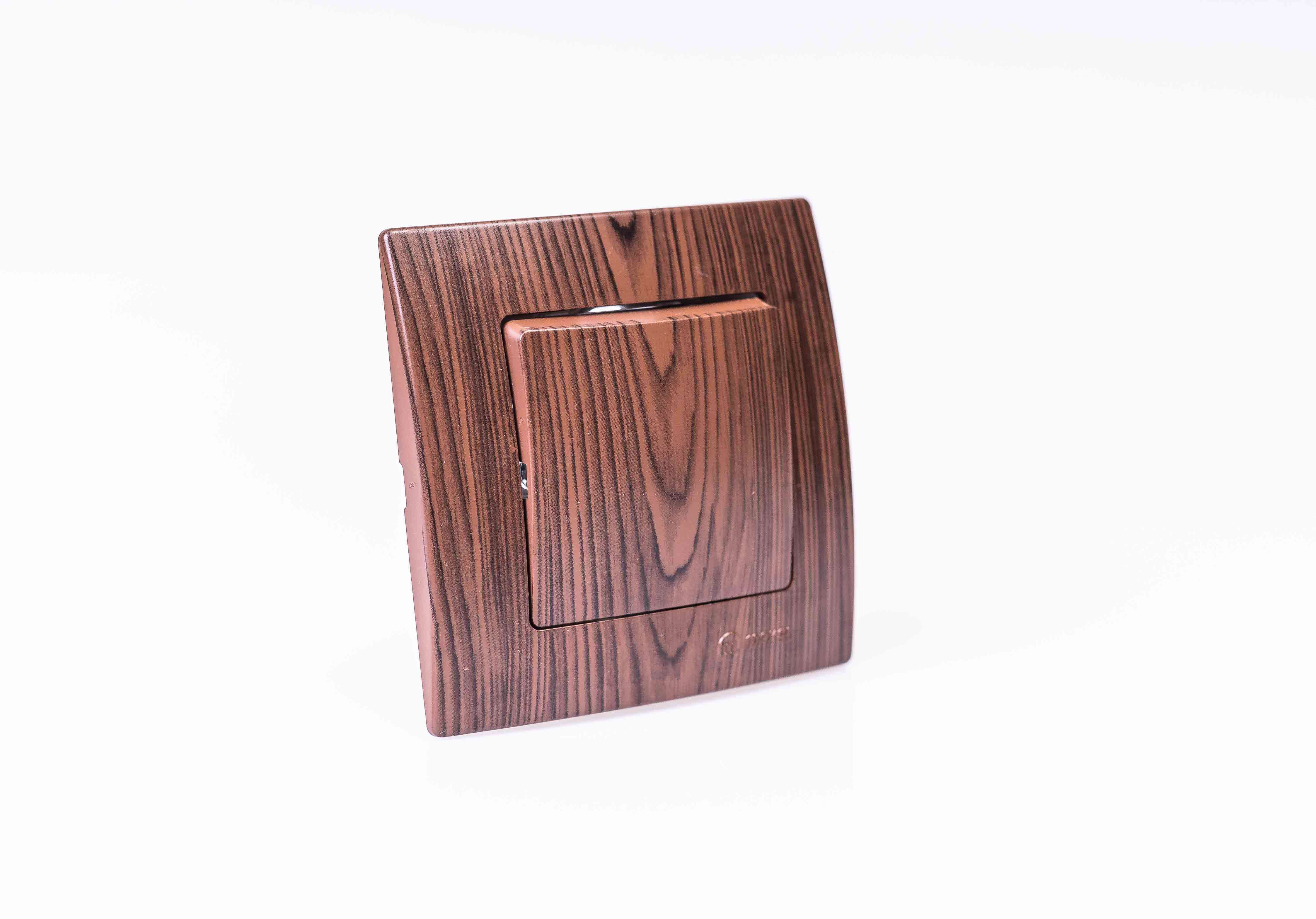 Vypínač č.6 Lilium tmavé drevo 32102105