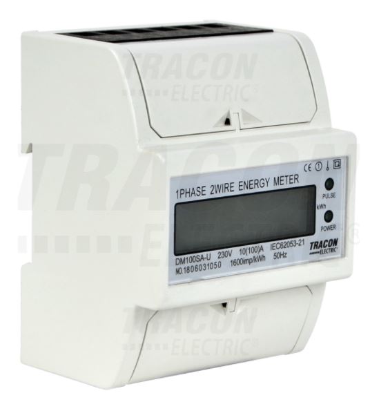 1-fázový digitálny elektromer 100A TVOF14
