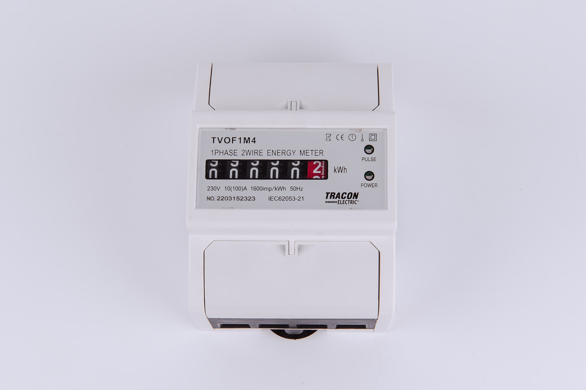 1-fázový analógový elektromer 100A TVOF1M4