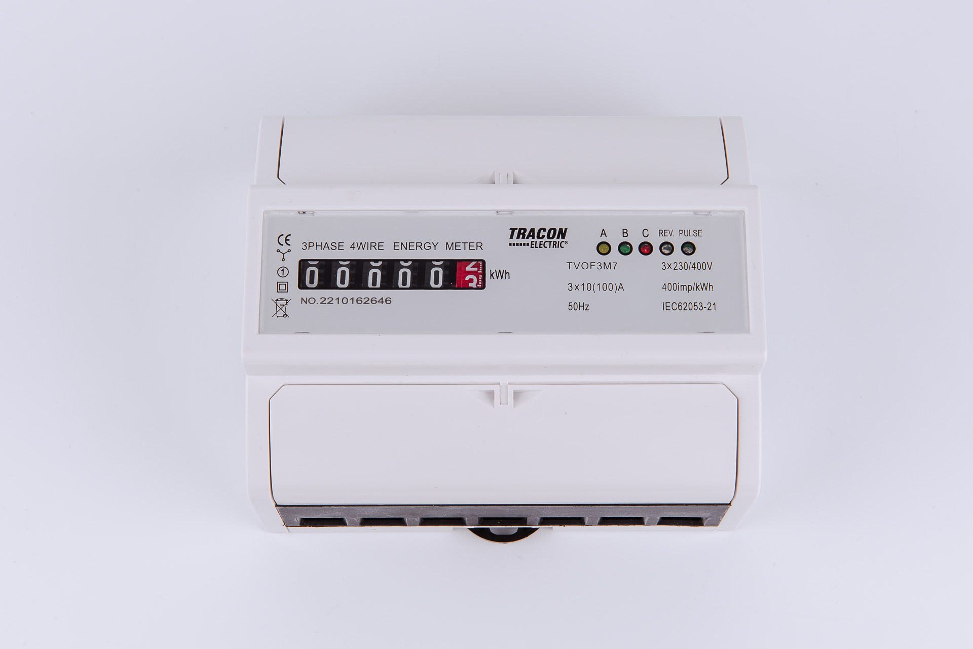 3-fázový analógový elektromer 100A TVOF3M7