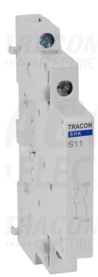 Pomocný kontakt 1xNO+1xNC ku modulárnemu stykaču SHK-S11