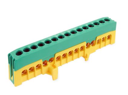 1-pólový rozbočovací krytý mostík 15x16mm "PE15-F2"