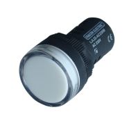 Tracon Kontrolka LED biela 12V d=22mm LJL22-WA