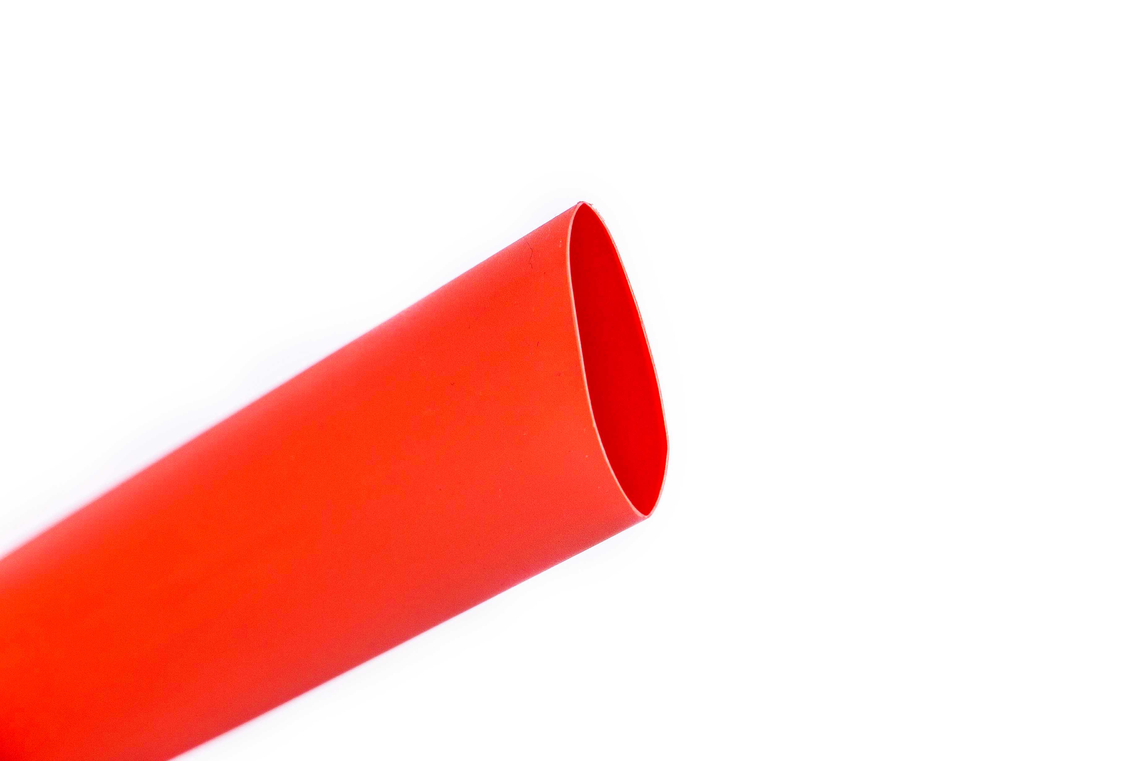 Červená zmršťovacia bužírka 2:1 ø38,1mm->ø19mm 1m ZS381P