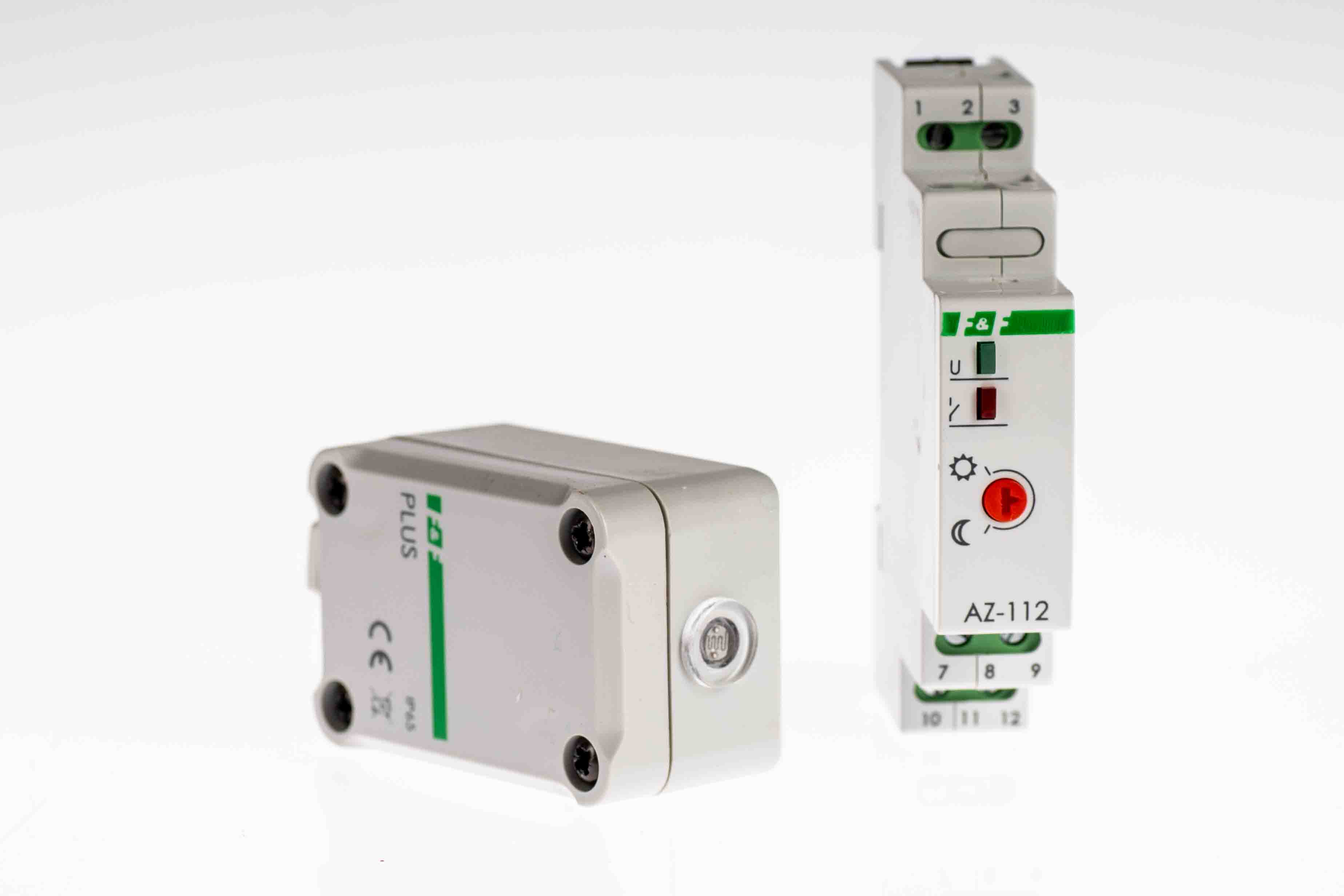 Súmrakový spínač s externým čidlom 230V AZ-112 plus